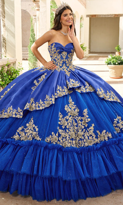 Rachel Allan RQ5010 - Strapless Ruffled Hem Quinceanera Ballgown Quinceanera Dresses