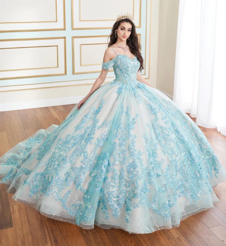 Princesa by Ariana Vara PR30153 - Sleeveless 3D Floral Gown