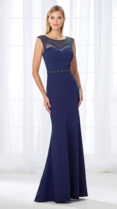 Cameron Blake - 117606 A-Line Gown Mother of the Bride Dresses 4 / Navy