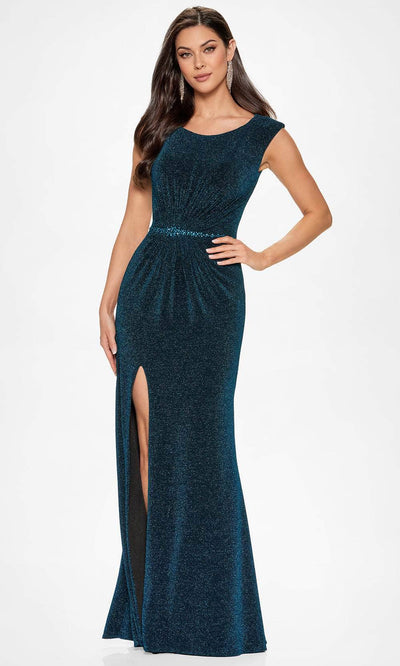 Cameron Blake CB201 - Beaded Accent Scoop Neck Gown Mother of the Bride Dresses