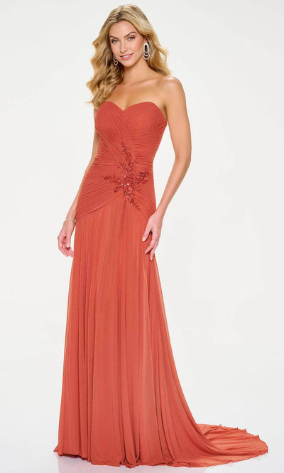 Cameron Blake CB202 - Sweetheart Lace Appliqued Gown Mother of the Bride Dresses