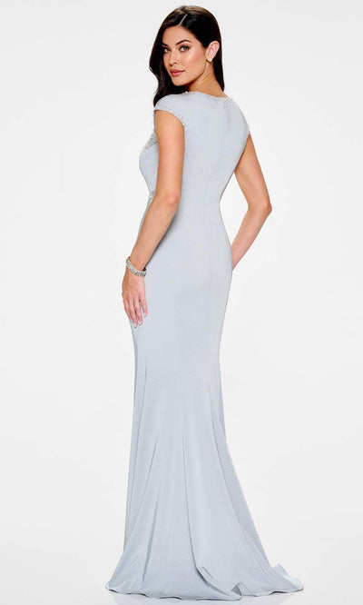 Cameron Blake CB204 - Sophisticated Crepe Jewel Neckline Gown Mother of the Bride Dresses