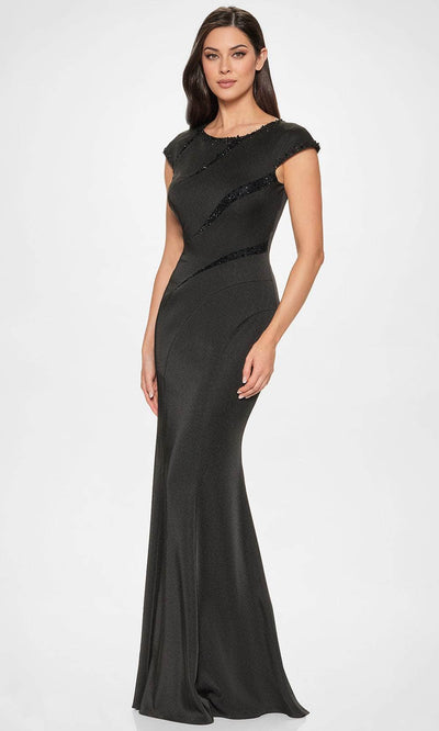 Cameron Blake CB204 - Sophisticated Crepe Jewel Neckline Gown Mother of the Bride Dresses