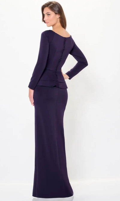 Cameron Blake CB3235 - Long Sleeve Evening Dress with Slit Special Occasion Dresses