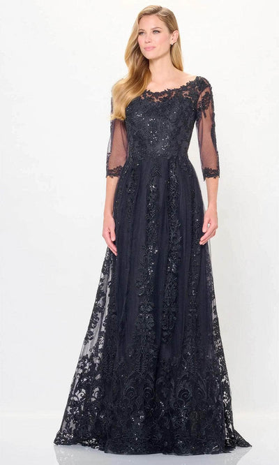 Cameron Blake CB3240 - Embroidered A-Line Long Dress Special Occasion Dresses