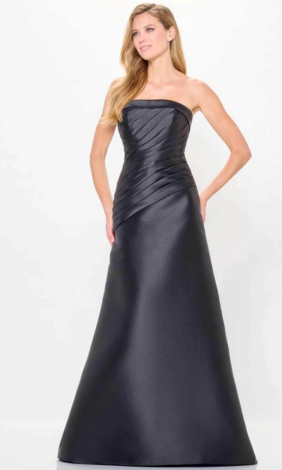 Cameron Blake CB3248 - Strapless A-Line Long Gown Special Occasion Dresses 4 / Black