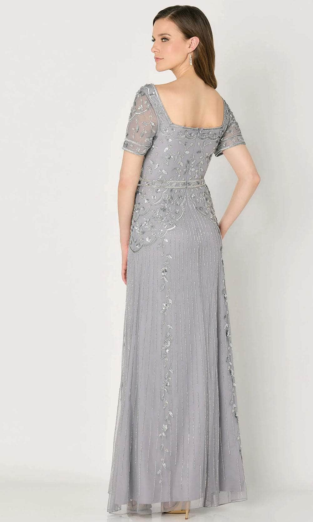 Cameron Blake CB793 - Short Sleeve Embellished Evening Dress Evening Dresses