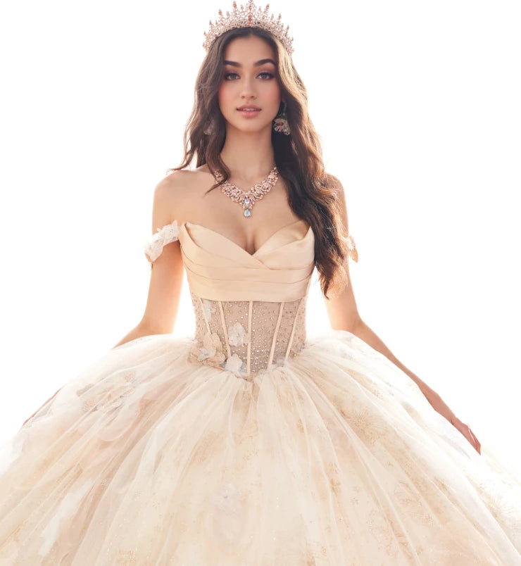 Princesa by Ariana Vara PR30159 - Corset Bodice Caplet Included