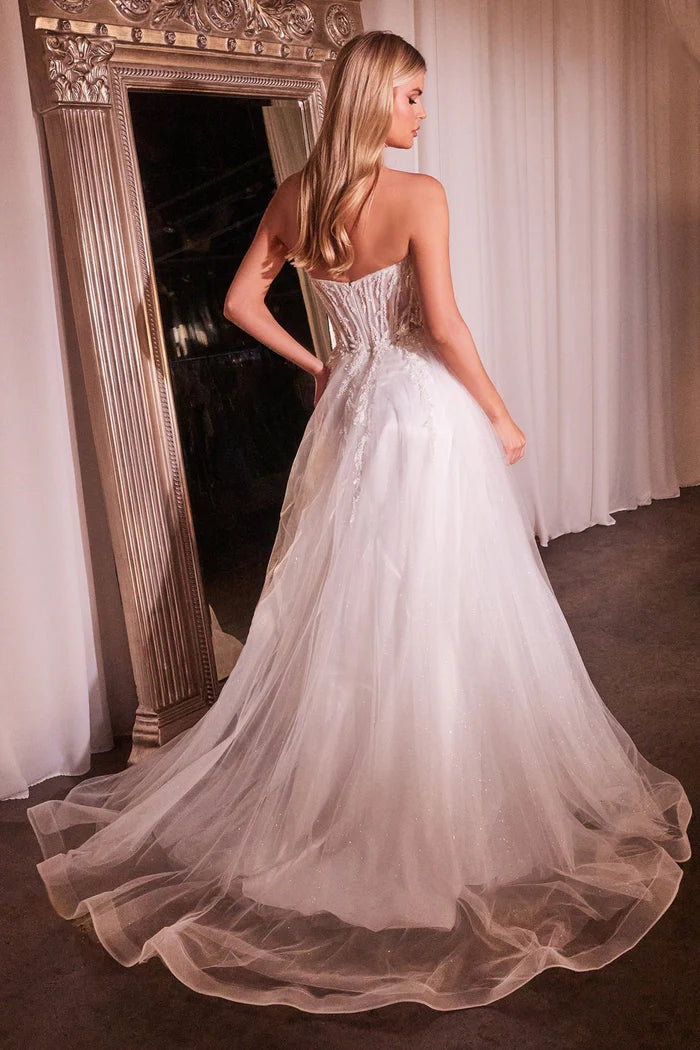 Ladivine CD0203W - Sequin Bridal Gown