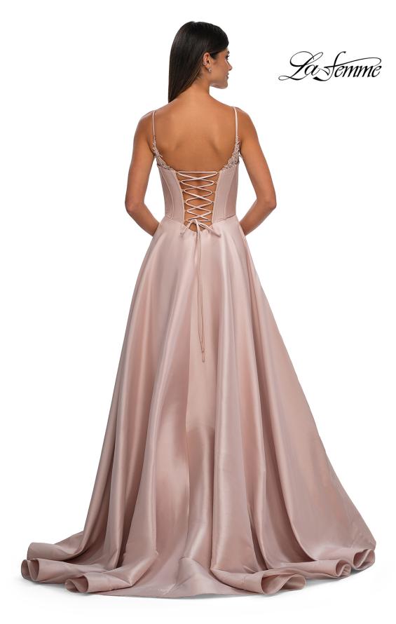 La Femme 32878 - Stunning Mikado Prom Gown