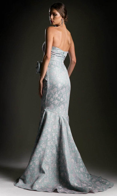 Cinderella Divine A5008 - Strapless Glittered Mermaid Sweetheart Gown Special Occasion Dress