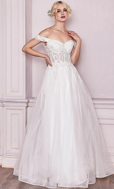Cinderella Divine Bridal CD961W - A-line Bridal Gown Special Occasion Dress