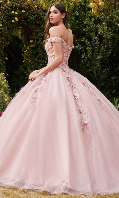 Cinderella Divine CD0185 - Off Shoulder Tulle Ballgown Evening Dresses