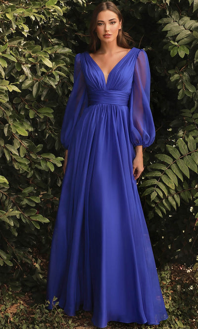 Cinderella Divine CD0192 - Bishop Sleeve Evening Dress Special Occasion Dress