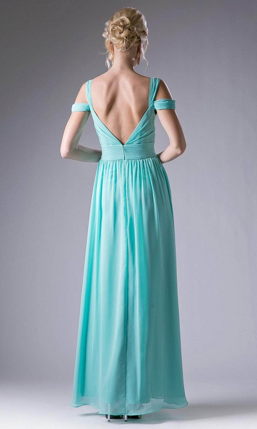Cinderella Divine CH518 - Bare Back Chiffon Flowy Gown Special Occasion Dress