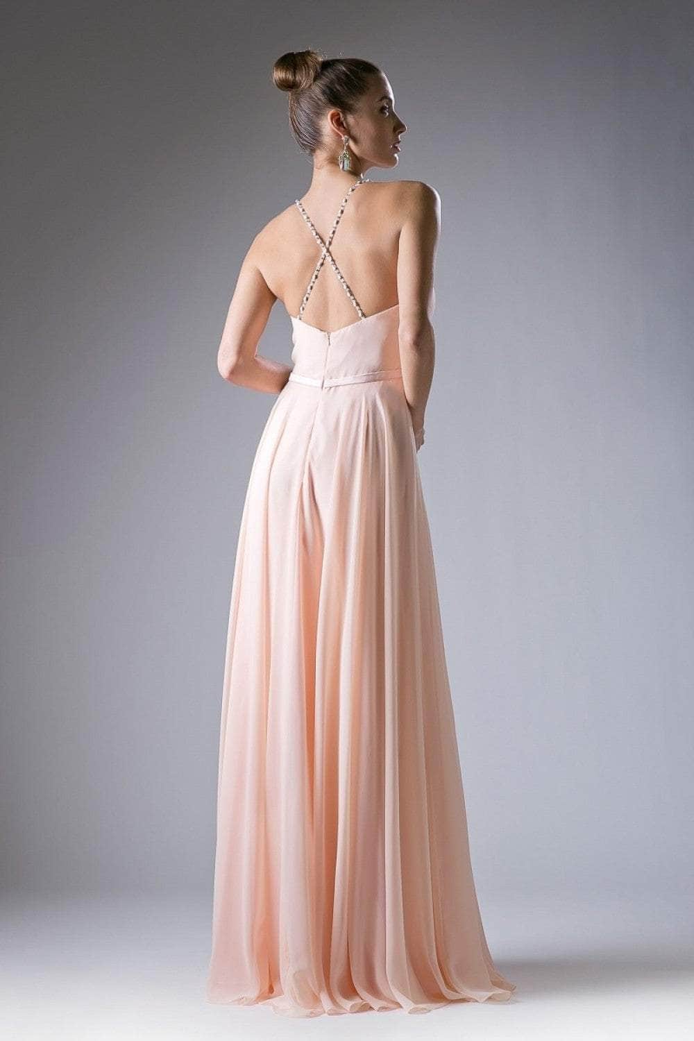 Cinderella Divine CJ238 - Sleeveless V-Neck Evening Dress Bridesmaid Dresses