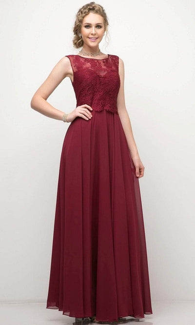 Cinderella Divine CJ245 Evening Dresses 6 / Burgundy