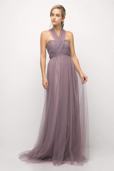 Ladivine - ET322 Sweetheart Neckline Convertible Tulle Gown Bridesmaid Dresses