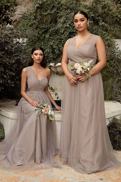 Ladivine - ET322 Sweetheart Neckline Convertible Tulle Gown Bridesmaid Dresses