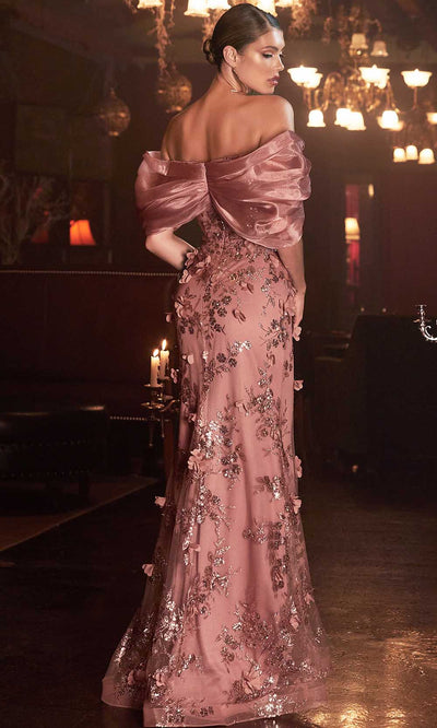 Cinderella Divine J817 - Bow Sleeves Evening Dress Special Occasion Dress
