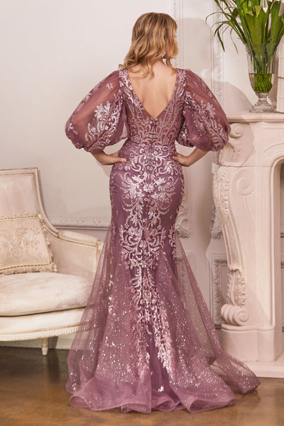 Cinderella Divine OC009 - V-neck Long Gown Special Occasion Dress