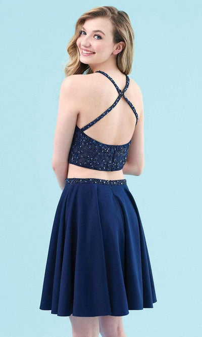 Clarisse - 3958 Beaded Top Two-Piece Dress Cocktail Dresses