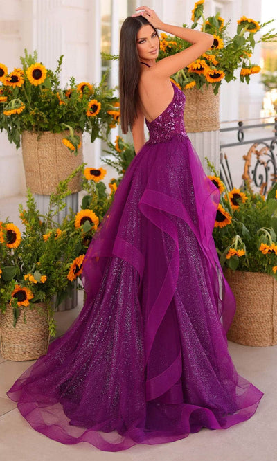 Clarisse 811281 - Halter Open Back Ballgown Ball Gowns