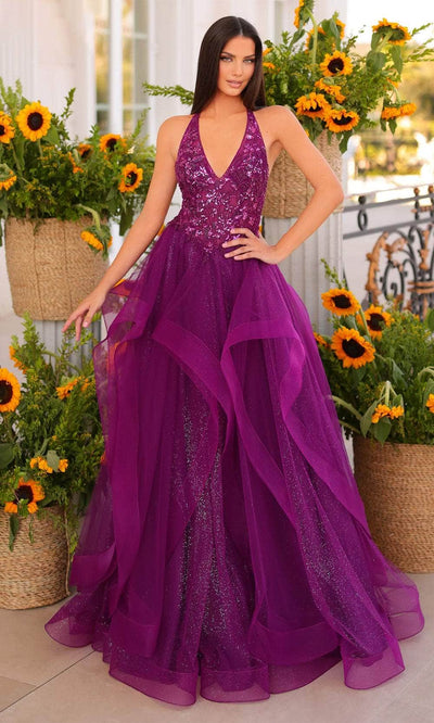 Clarisse 811281 - Halter Open Back Ballgown Ball Gowns