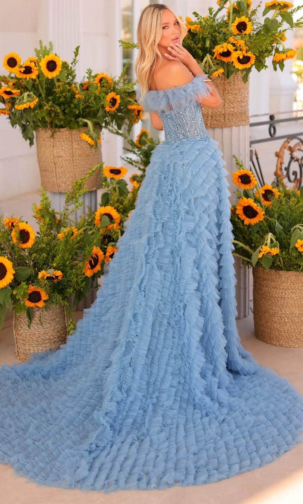 Clarisse 811332 - Sequined Layered Ballgown Quinceanera Dresses