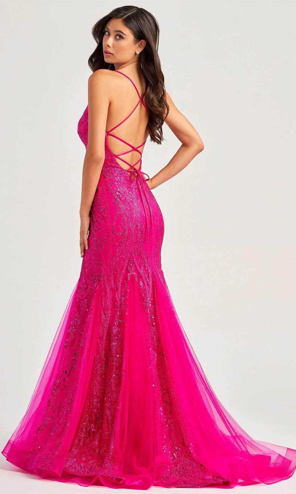 Colette By Daphne CL5109 - Lace Up Back Prom Dress Prom Dresses