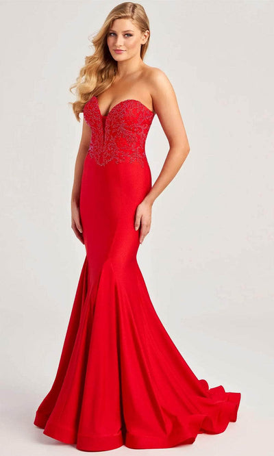 Colette By Daphne CL5112 - Beaded Sweetheart Prom Dress Prom Dresses