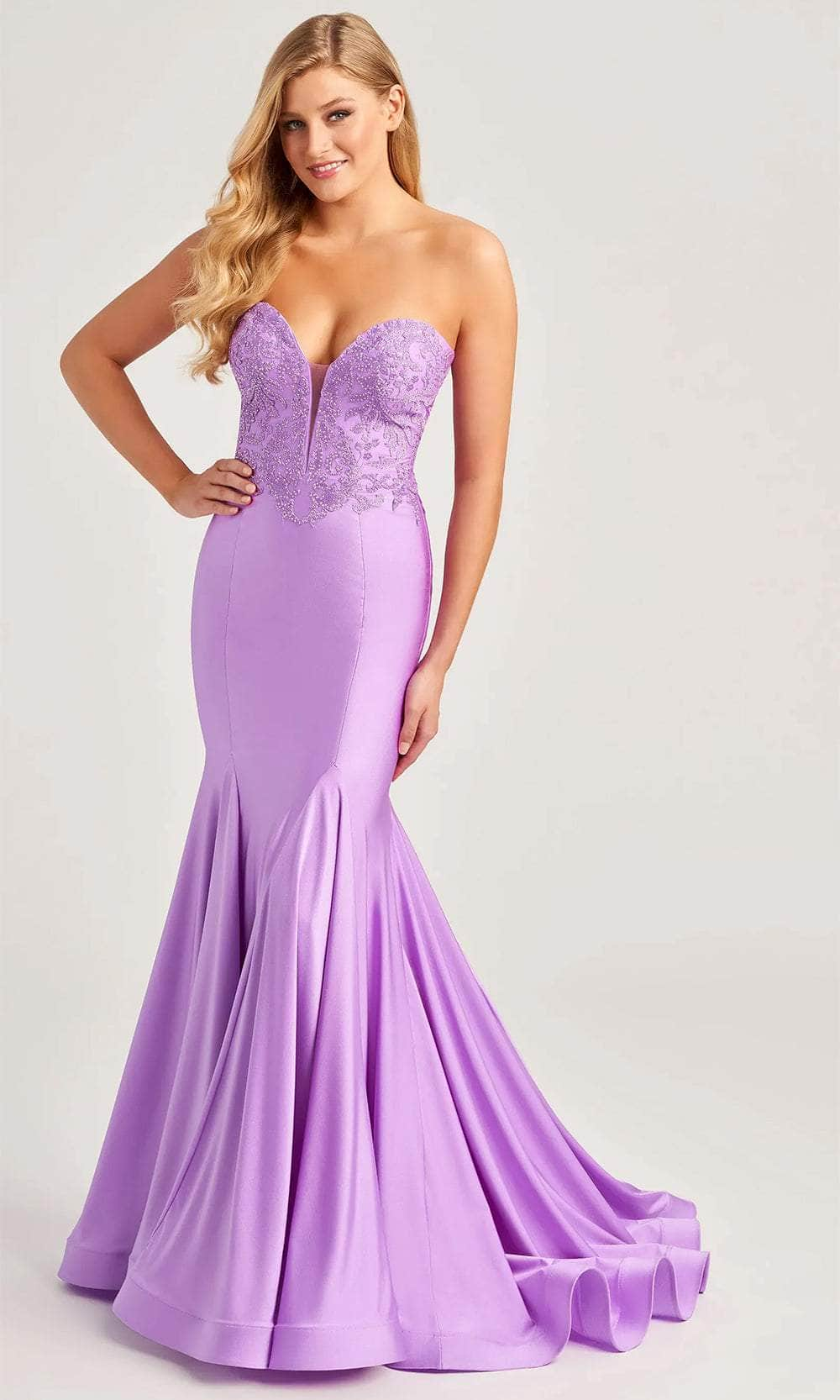 Colette By Daphne CL5112 - Beaded Sweetheart Prom Dress Prom Dresses