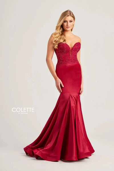 Colette By Daphne CL5116 - Glitter Bodice Prom Dress