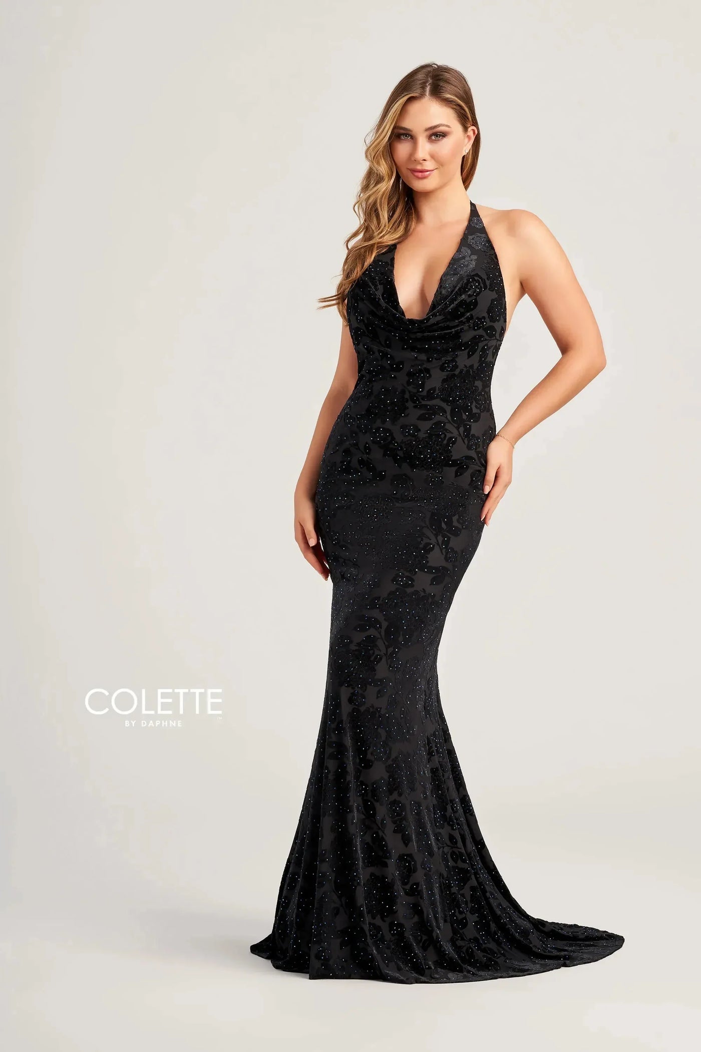 Colette By Daphne CL5118 - Sleeveless Cowl Prom Dress