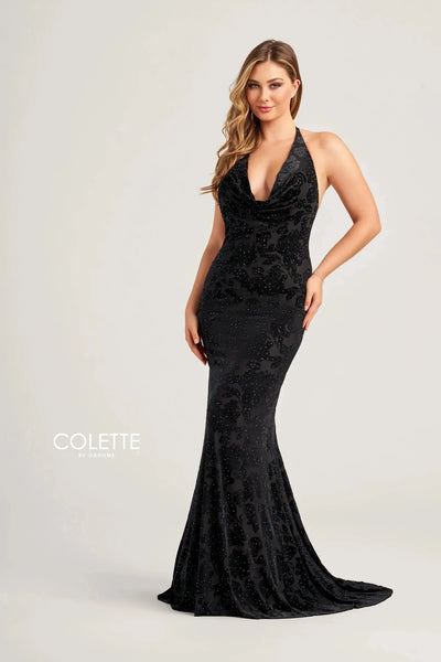 Colette By Daphne CL5118 - Sleeveless Cowl Prom Dress