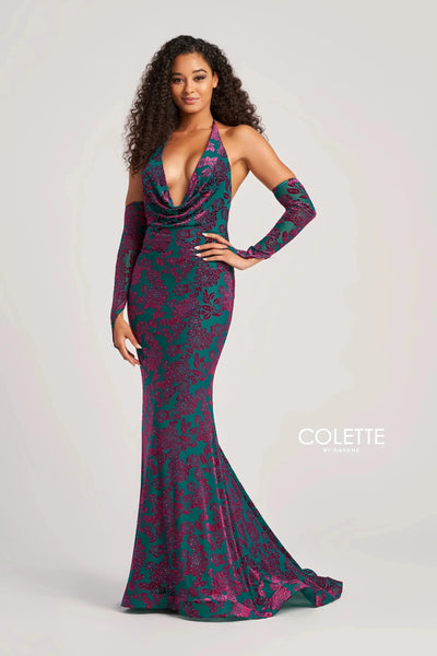 Colette By Daphne CL5118 - Sleeveless Cowl Prom Dress