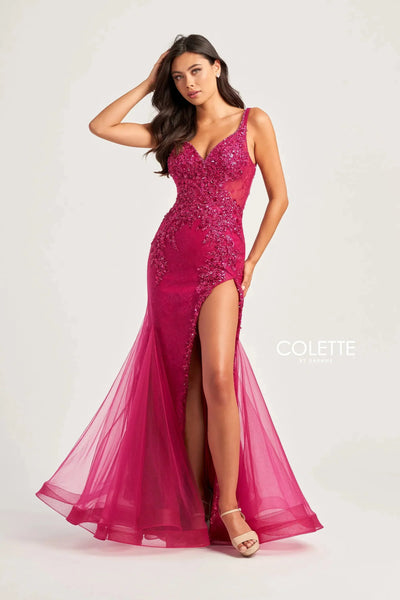 Colette By Daphne CL5122 - Sleeveless Cutout Prom Dress