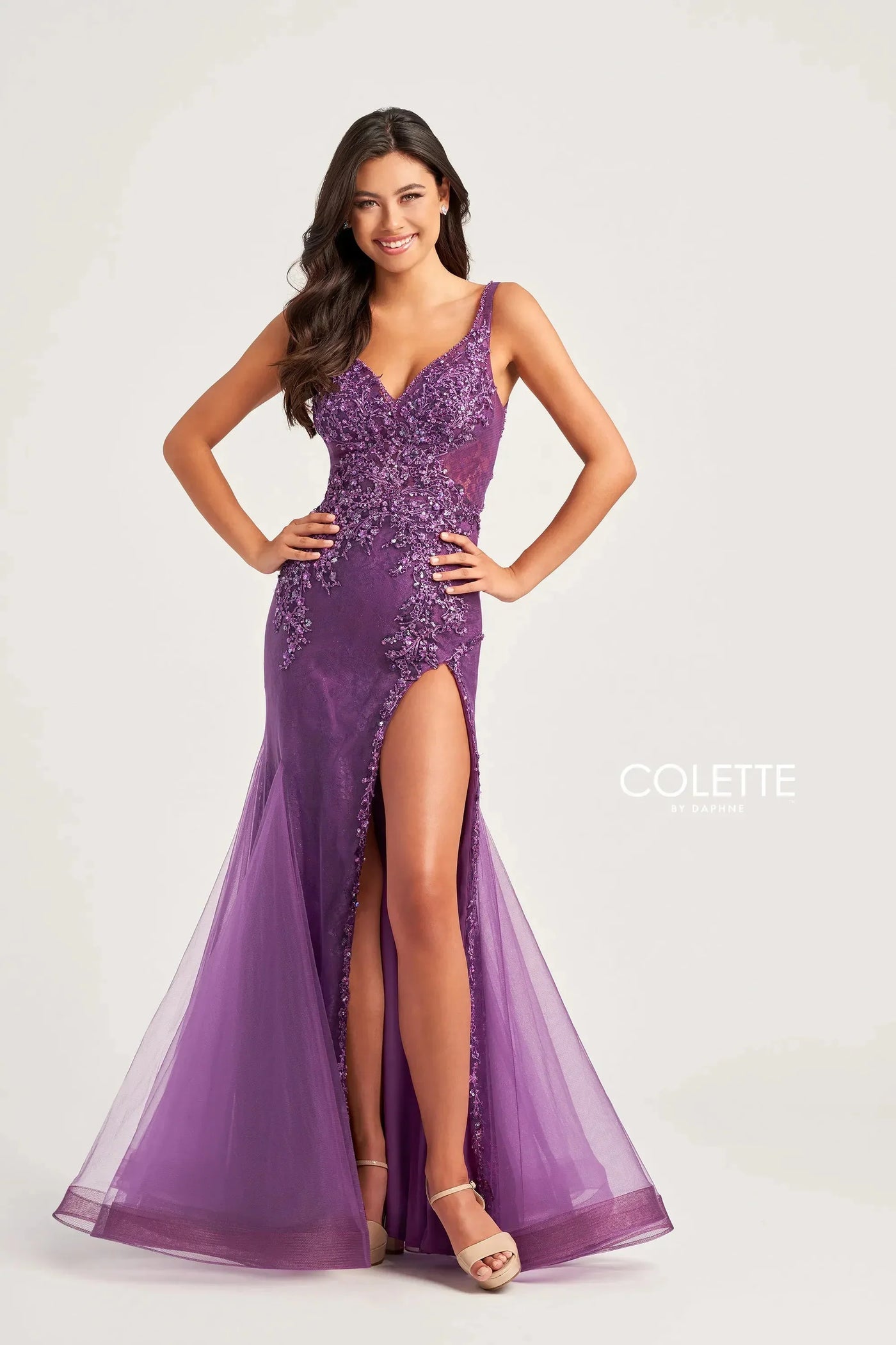 Colette By Daphne CL5122 - Sleeveless Cutout Prom Dress
