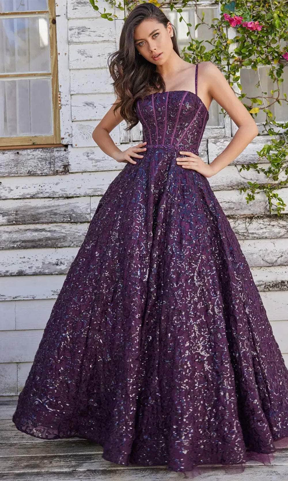 Colette By Daphne CL5141 - Sequin Embroidered Prom Dress Prom Dresses