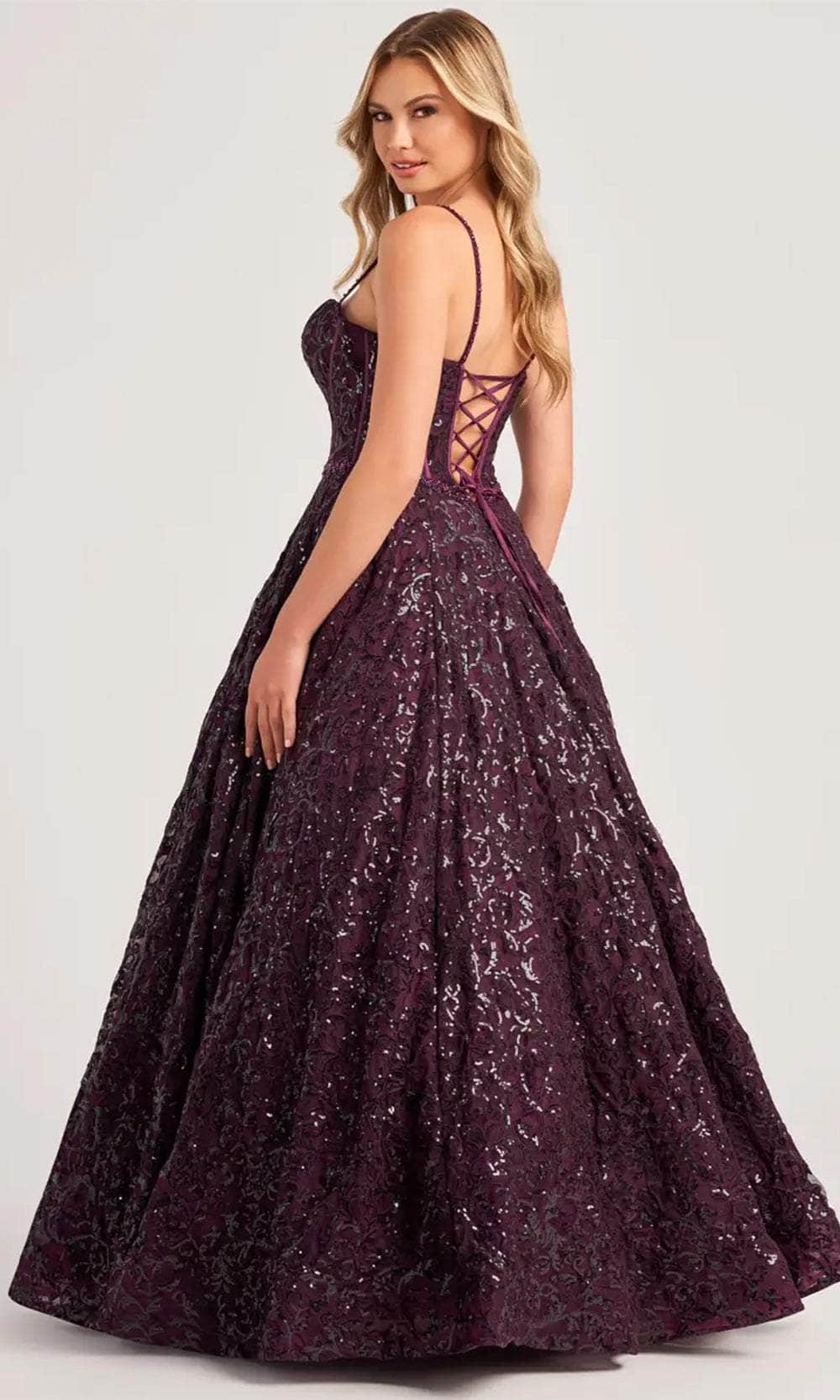 Colette By Daphne CL5141 - Sequin Embroidered Prom Dress Prom Dresses