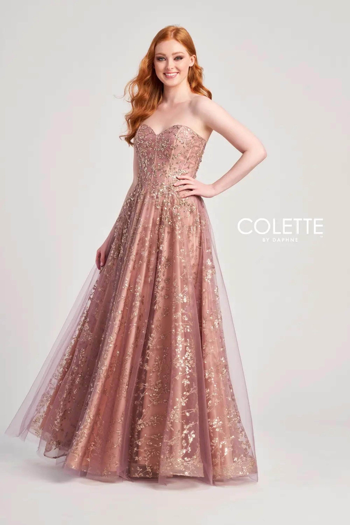 Colette By Daphne CL5144 - Sweetheart Embellished Prom Dress