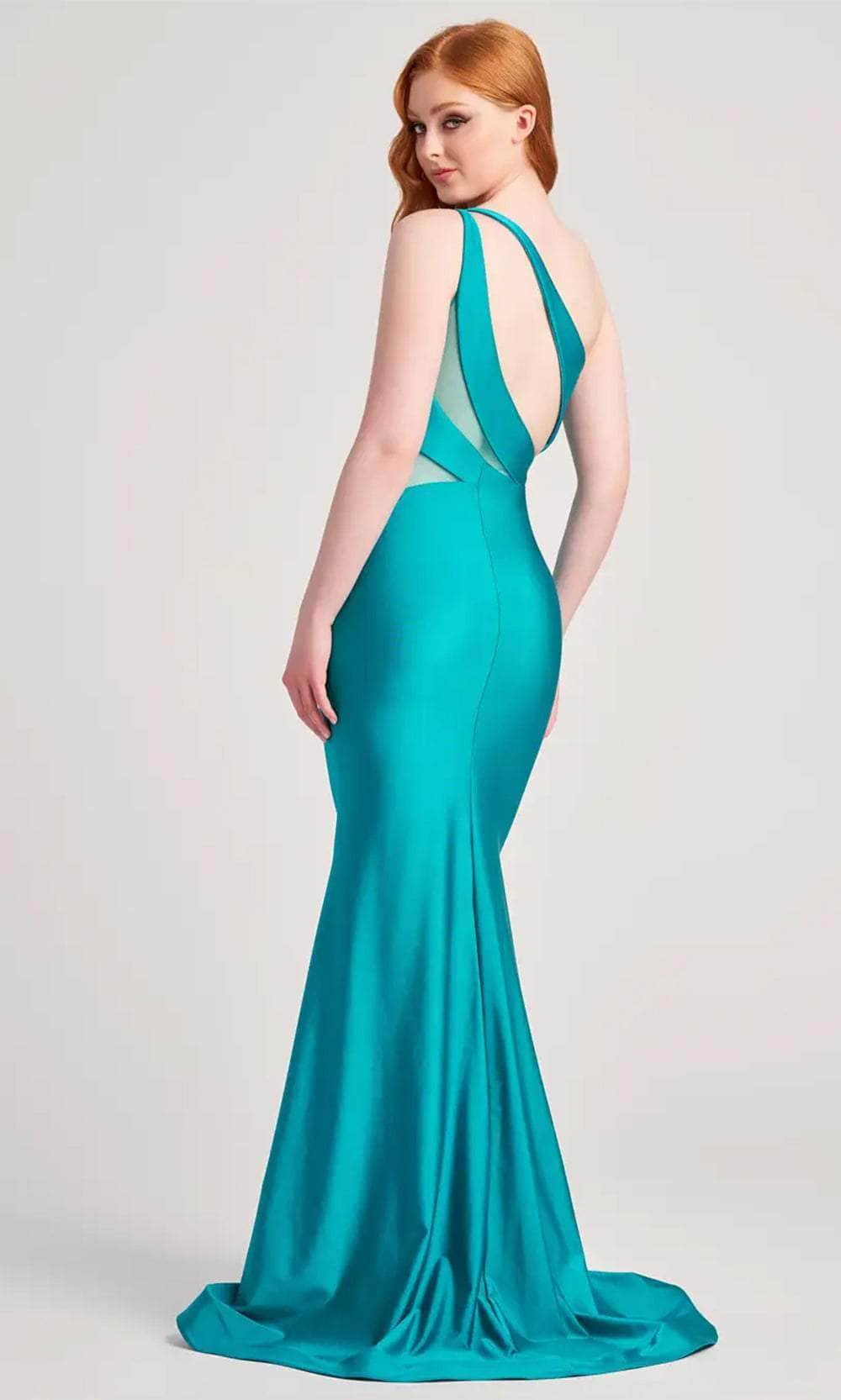 Colette By Daphne CL5207 - Cutout One Shoulder Prom Dress Prom Dresses