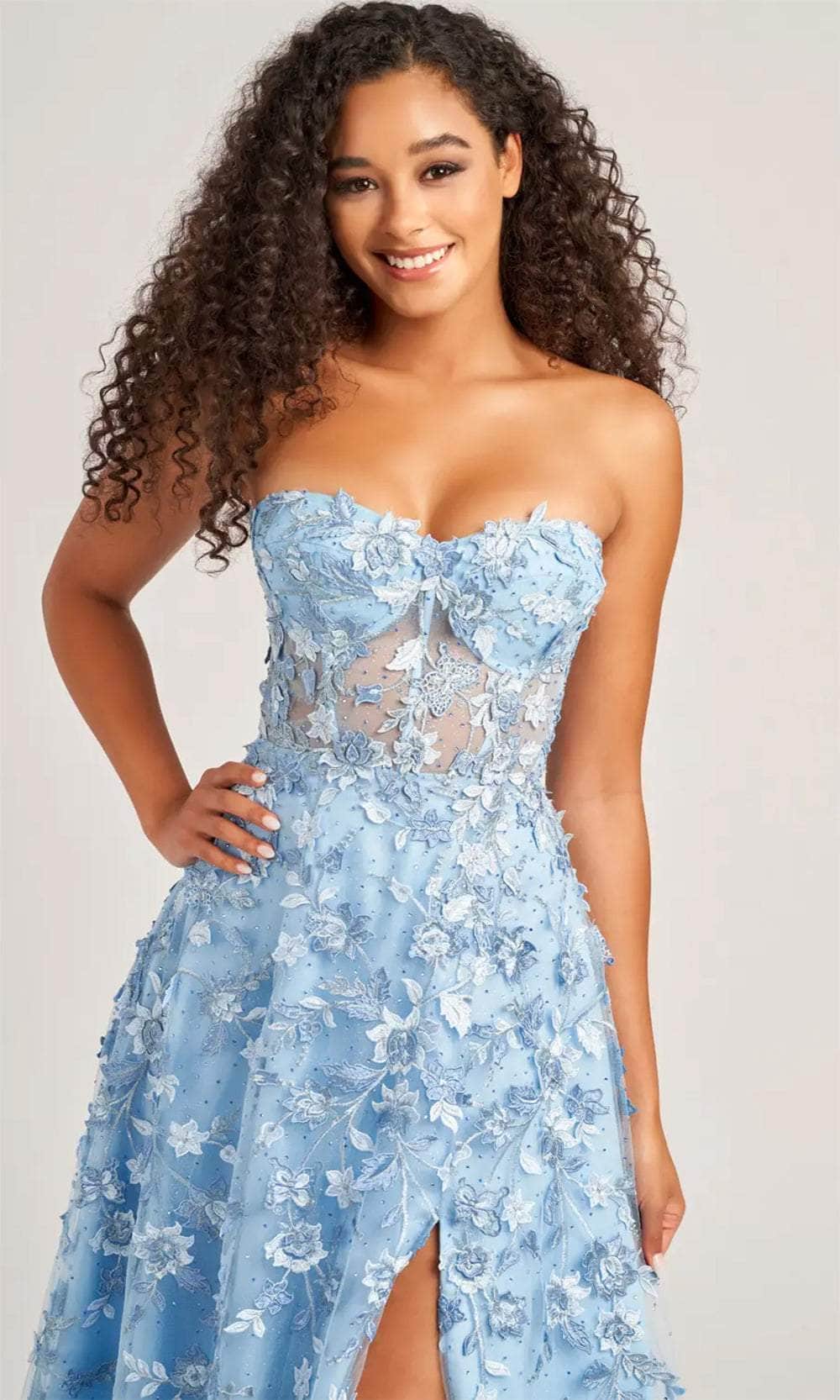 Colette By Daphne CL5249 - Beaded Lace Prom Dress Prom Dresses
