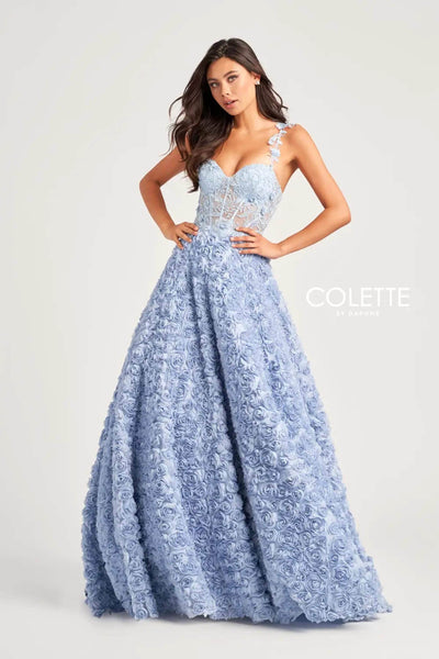 Colette By Daphne CL5250 - Corset Illusion Ballgown