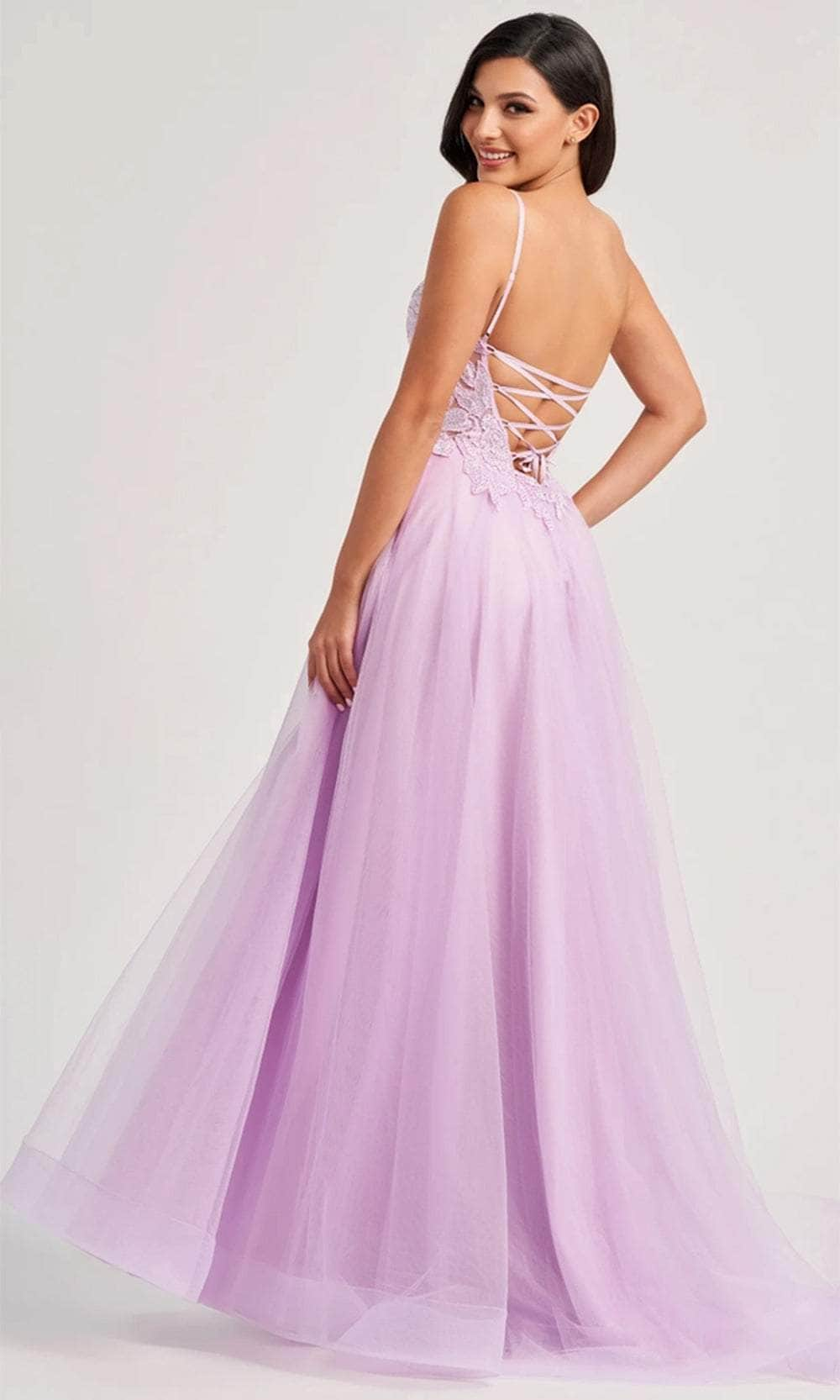 Colette By Daphne CL8100 - Appliquer Tulle Prom Gown