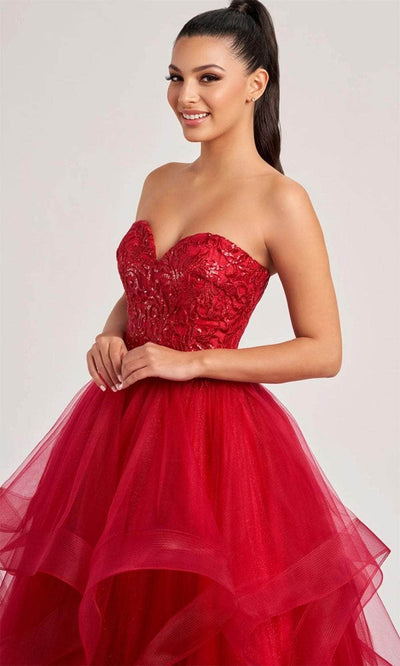 Colette By Daphne CL8290 - Sweetheart Lace Up Gown