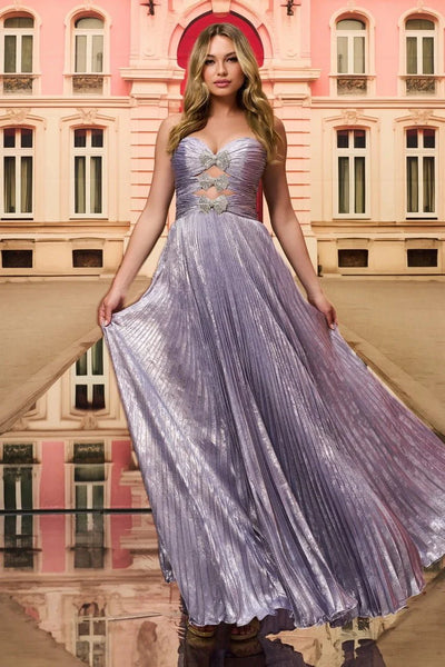 Colette By Daphne CL8520 - Bow Ornate Prom Gown