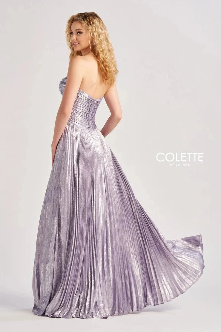 Colette By Daphne CL8520 - Bow Ornate Prom Gown