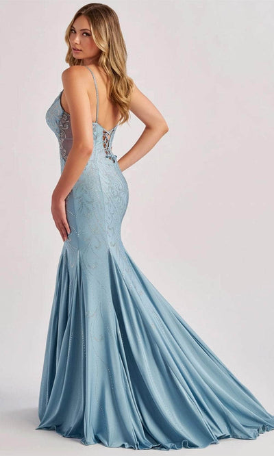 Colette By Daphne CL8550 - Illusion Side Prom Dress