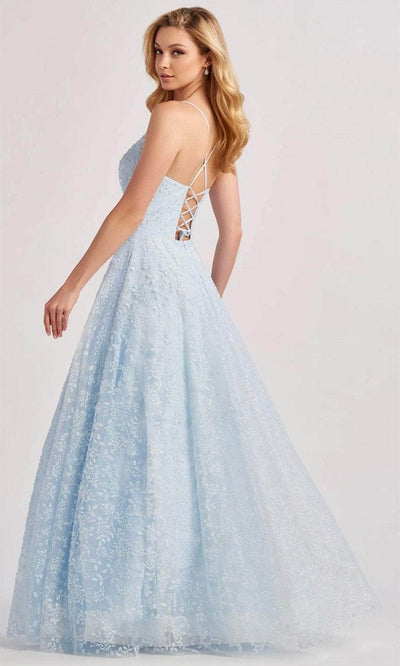 Colette By Daphne CL8650 - Floral Embossed Prom Dress